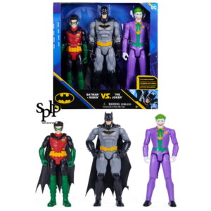 DC Comics Batman 3 Figurines 30 CM Batman/Robin/Le Joker