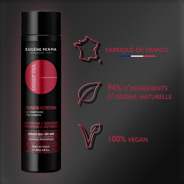 EUGENE PERMA Keratine nutrition Shampooing nutrition Soin