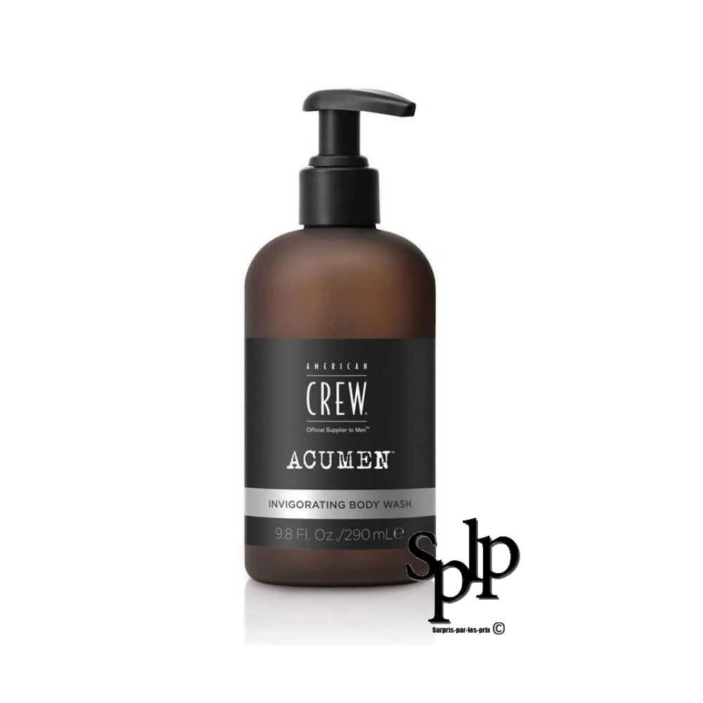 American Crew Gel douche tonifiant Acumen Homme 290 ml